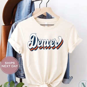 Denver Football Shirt, Retro Denver Football Shirt, Vintage Denver Women Shirt, Denver Toddler Shirt