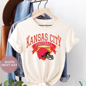 Camiseta de fútbol retro de Kansas City, camiseta de fútbol vintage de Kansas City, camiseta de mujer de fútbol de Kansas City, camiseta de niño de fútbol de Kansas City