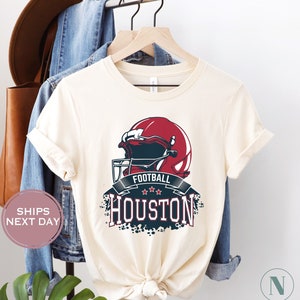 Houston voetbalshirt, retro Houston voetbalshirt, vintage Houston vrouwen shirt, Houston Texas peuter shirt