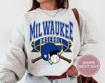 ClockworkThriftStore Vintage 90's Milwaukee Brewers Sweatshirt