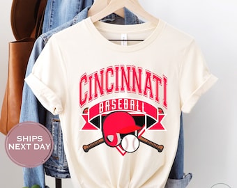 CincinnatI reds est 1881 vintage baseball fan shirt, hoodie