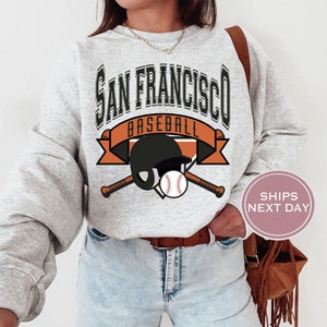 San Francisco Sweatshirt, San Francisco Baseball Sweater, Retro San Francisco Baseball, Vintage San Fran Sweatshirt, San Francisco Crewneck