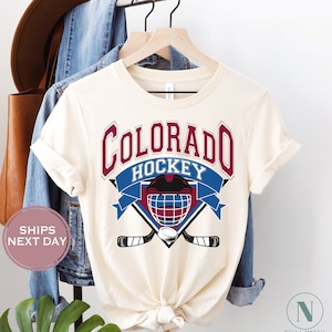 Colorado Hockey Shirt, Vintage Colorado Hockey, Throwback Colorado Hockey T-Shirt, Colorado Toddler Shirt, Denver Colorado Shirt