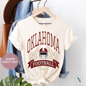 Retro Oklahoma Football Shirt, Vintage Oklahoma Football Tee, Tulsa Oklahoma T-Shirt, College Football Shirt