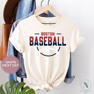 Boston Baseball Shirt, Retro Boston Baseball, Throwback Boston Baseball T-shirt, Boston Shirt, Vintage Boston Shirt, Baseball Mom Tee