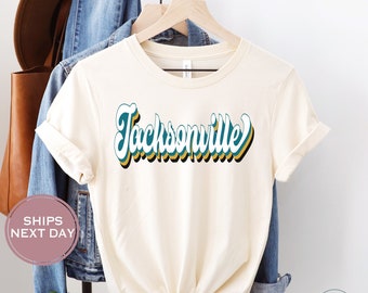 Jacksonville Football Shirt, Retro Jacksonville Football Shirt, Vintage Jacksonville Women Shirt, Jacksonville Florida Toddler Shirt