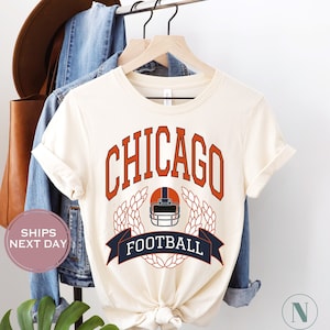 Retro Chicago Football Shirt, Vintage Chicago Football Shirt, Chicago Football Women Shirt, Chicago Football Toddler Shirt