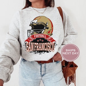 San Francisco Football Sweatshirt, Vintage San Francisco Rundhalsausschnitt, Retro San Francisco Sweatshirt, San Francisco Kleinkind Rundhalsausschnitt