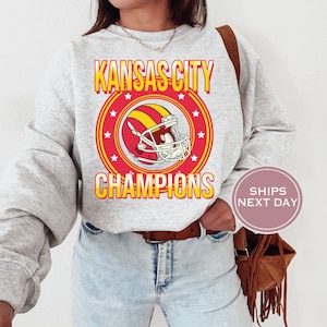 Kansas City Football Sweatshirt, Vintage Kansas City Crewneck, Retro Kansas City Sweatshirt, Kansas City Toddler Crewneck