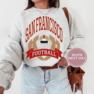San Francisco Football Sweatshirt, Vintage San Francisco Rundhalsausschnitt, Retro San Francisco Sweatshirt, San Francisco Kleinkind Rundhalsausschnitt
