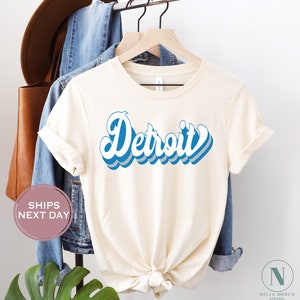 Retro Detroit Football Shirt, Vintage Detroit Football Shirt, Detroit Football Women Shirt, Detroit Michigan Football Toddler Shirt