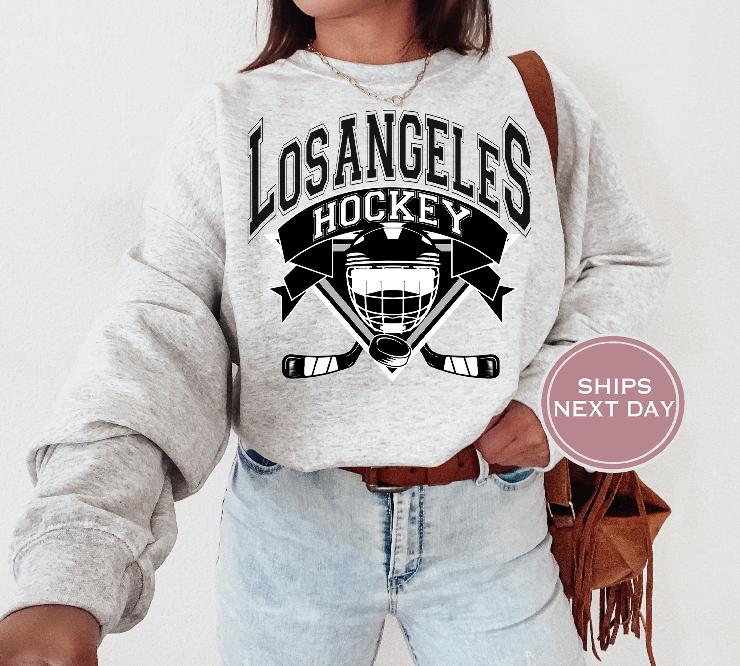 Lakings Shirt Kings Tee Hockey Sweatshirt Vintage Sweatshirt College Sweater  Hockey Fan Shirt Los Angeles Shirt La Kings Promotions La Kings Season  Opener Unique - Revetee