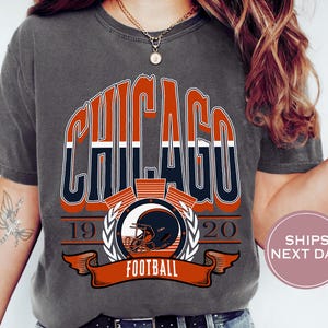 Retro Chicago Football Shirt, Vintage Chicago Football Shirt, Chicago Football Shirt, Trendy Chicago Football Shirt, Game Shirt