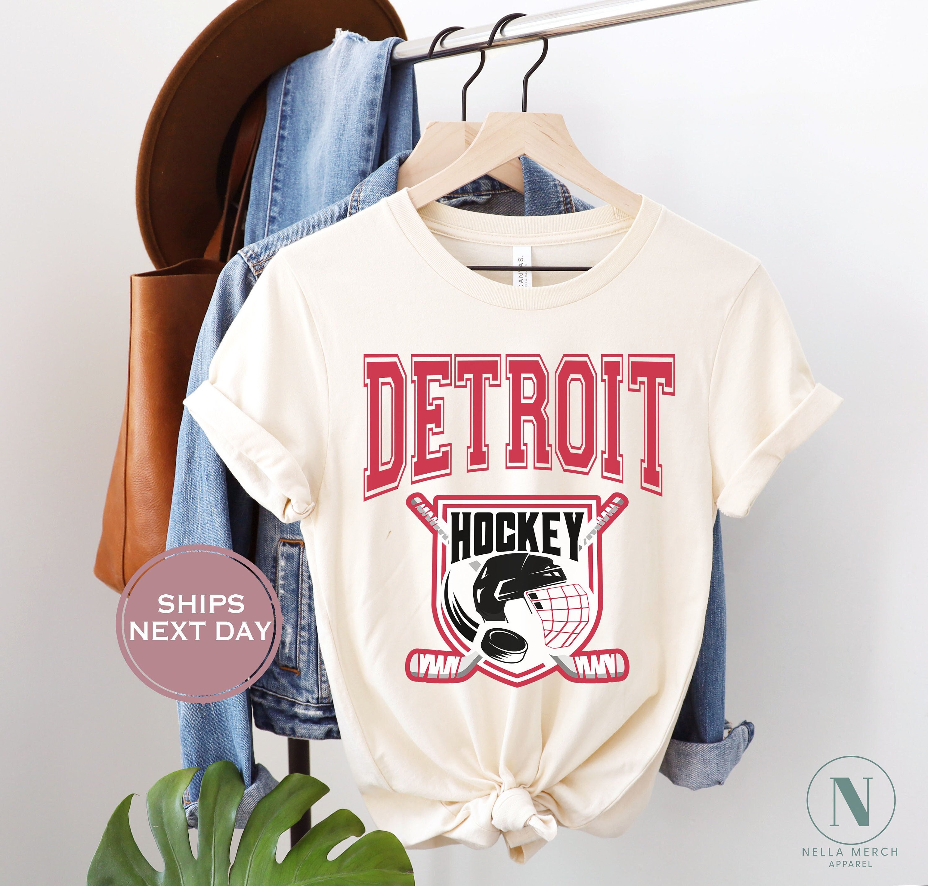 Retro Detroit Hockey Shirt, Vintage Detroit Hockey, Throwback Detroit Hockey T-Shirt, Detroit Toddler Shirt, Detroit Michigan Shirt
