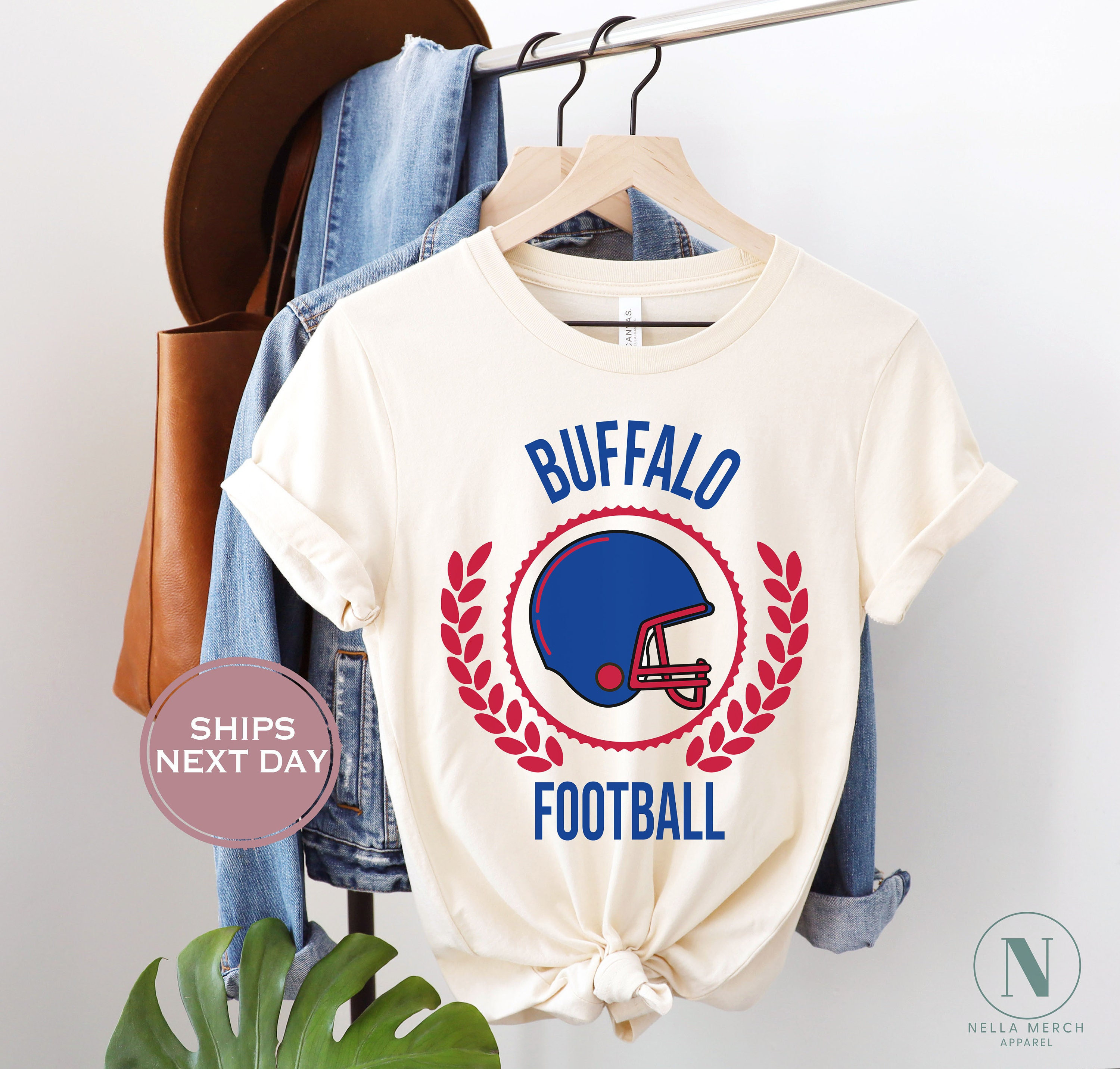 Retro Buffalo Football Shirt, Vintage Buffalo Football Shirt