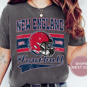 Retro New England Football Shirt, Vintage New England Football Shirt, New England Football, Trendy New England Football Shirt, Game Shirt