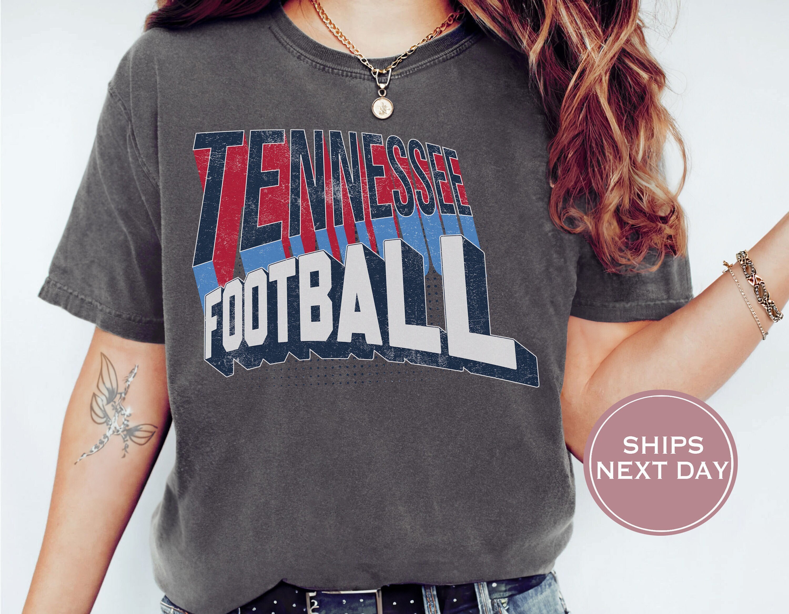 Retro Tennessee Football Shirt, Vintage Tennessee Football Shirt, Tennessee Football Shirt, Trendy Tennessee Football Shirt, Game Shirt