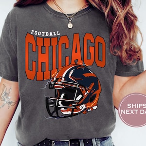 Retro Chicago Football Shirt, Vintage Chicago Football Shirt, Chicago Football Shirt, Trendy Chicago Football Shirt, Game Shirt