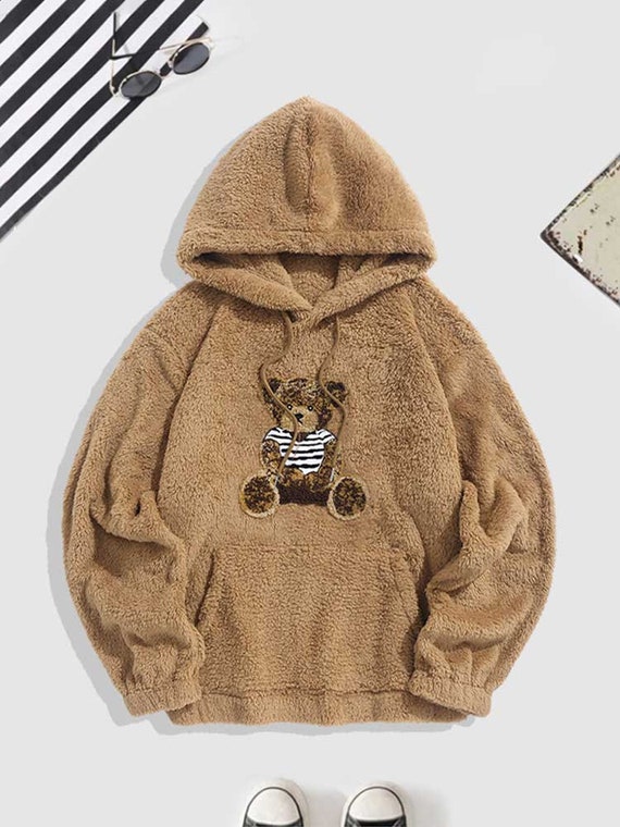 Fluffy teddy shop hoodie