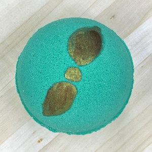 Green Apple Bath Bomb, gift idea, natural, fall, stocking stuffer, holidays