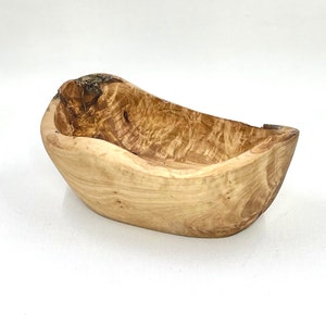 Olive wood soap dish