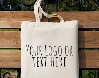 Custom Tote Bag 8 Oz , Wholesale Tote Bags, With Logo, Eco Friendly , Photo Print Tote Bag, Shopping ,Grocery, Reusable, Packing Bags