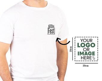 Kundenspezifisches Logo-T-Shirt, Werbe-T-Shirt, Unisex-Vorder- und Rückseitendruck, Arbeitskleidung-T-Shirt, personalisiertes Firmenlogo-T-Shirt Großbestellung