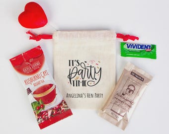 Personalized Hangover Kit Bags, Hen Party Recovery Pouch, Bride Tribe Favor Bags, Bachelorette Bag