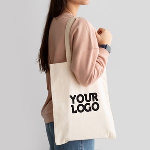 Custom Cotton Tote Bag | 12x14&quot; | Personalized Shoulder Totes, Promotional Tote Bag, Bulk Order , Cheap Standart Size Eco Bag, With Logo