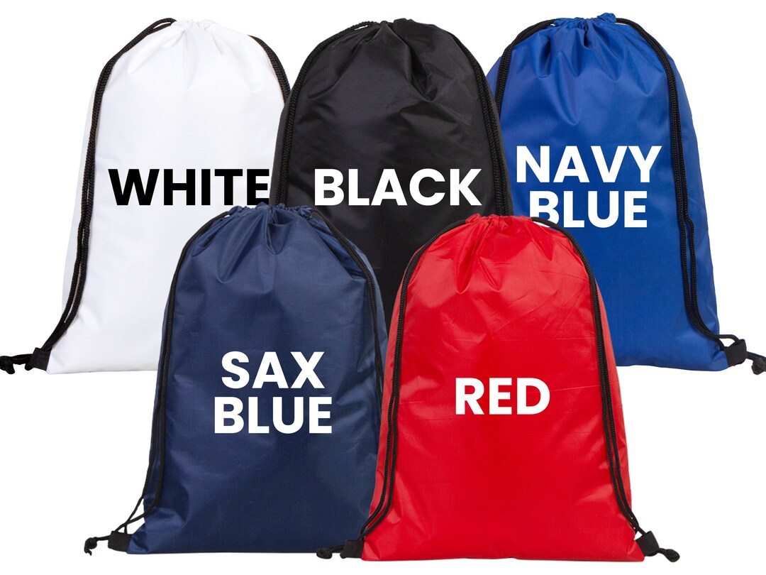 Custom Drawstring Bag, Waterproof Bag, Personalized Drawstring Backpack