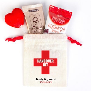 Hangover Kit Bags - Hen Party - Party Recovery Kit Bags - Custom Hangover Bags - Custom With Your name or Design, Bachelorette Party