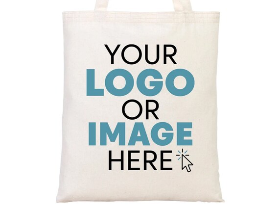 Custom Canvas Tote Bag, Promotional Tote Bag, Print Your Logo