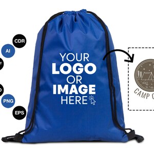 Customizable Waterproof Bag - Logo Drawstring Backpack