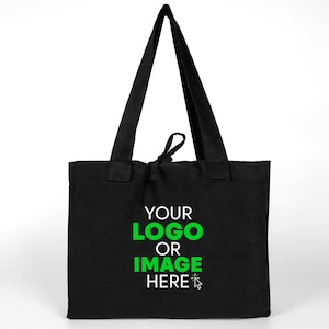 Canvas Bag For Women, Custom Canvas Bag Black, Personalized Canvas Tote Bag, Black Tote Bag, School Bag, Teacher Bag, Bridesmaid Gift Bag