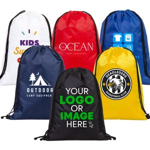 Personalized Drawstring Bag | Custom Sports Bag | Logo Printed Backpack | Bulk Promotional Bags | School Gym Bag | Travel Sports Bag