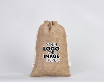 Natural Jute Drawstring Bag (20x30cm): Coffee Sack, Gift Bag