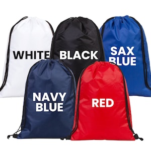 Foldable and easy-to-carry drawstring backpack for travel