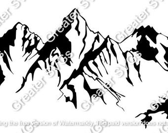 Archivo SVG de cordillera / Naturaleza y paisaje