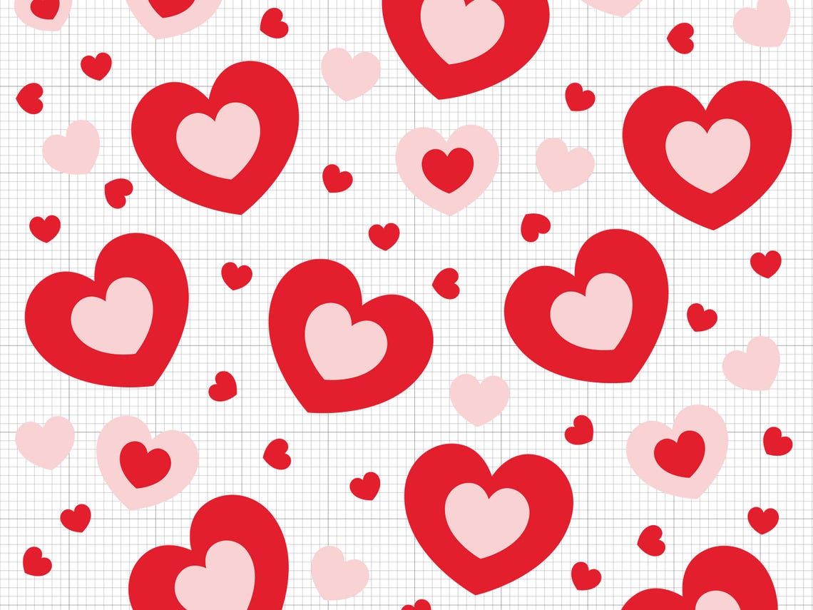 Heart Pattern Svg Png Pdf Ai Pdf Dxf File Download - Etsy