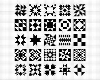 Quilt Block Svg Png Pdf Ai Dxf File Download