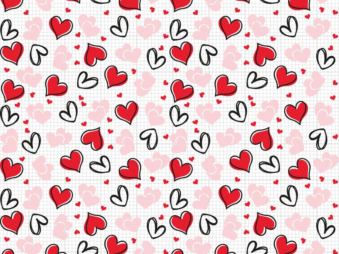 Heart Pattern Svg Png Ai Pdf Dxf File Download - Etsy