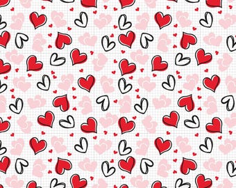 Téléchargement de fichier motif coeur Svg Png Ai Pdf Dxf