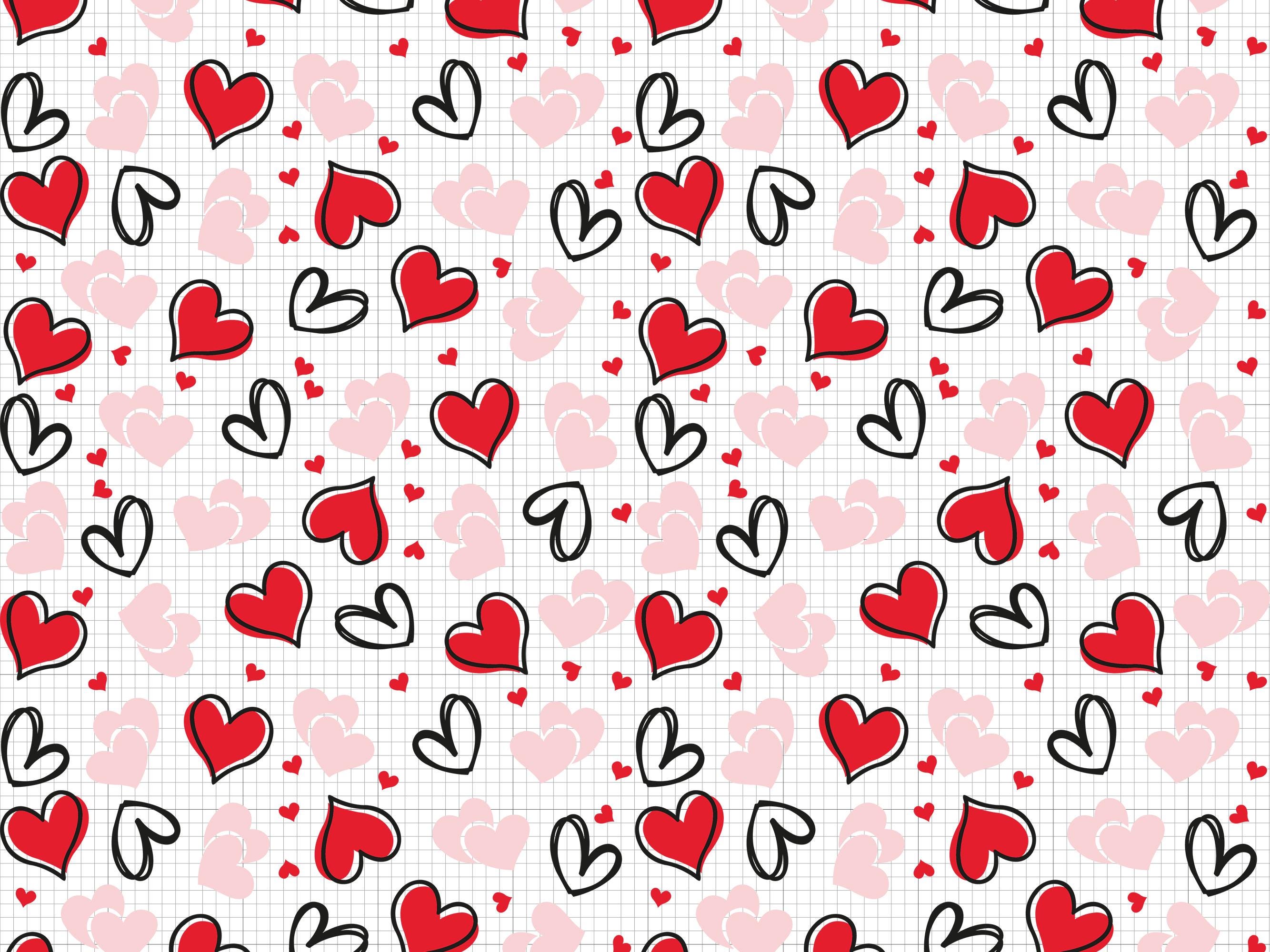 Heart Pattern Svg Png Ai Pdf Dxf File Download - Etsy