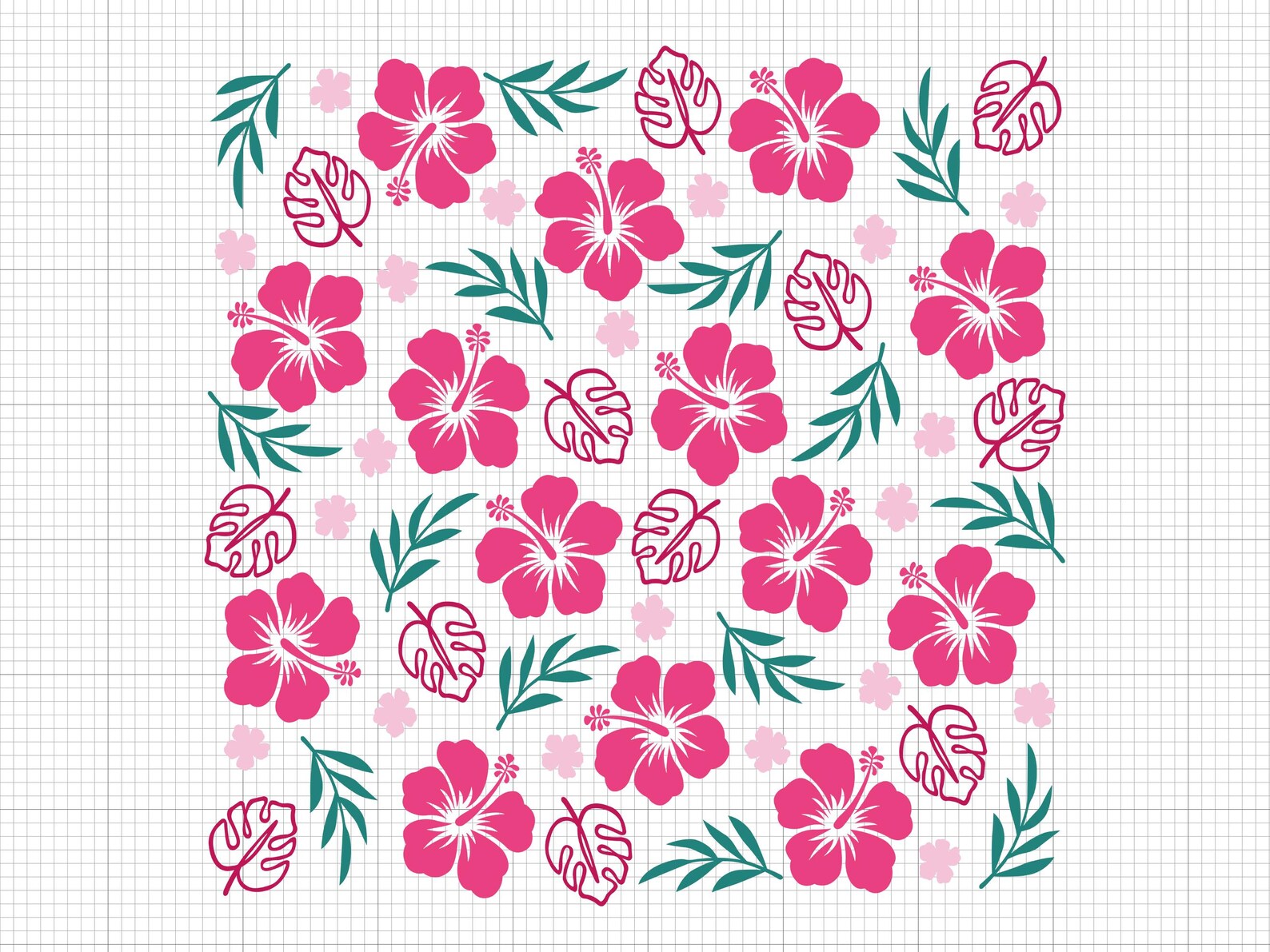 Hibiscus Svg Png Pdf Ai Dxf File Download - Etsy
