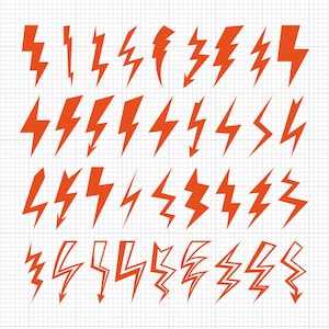 Lightning Bolt Svg Png Ai pdf Dxf File Download