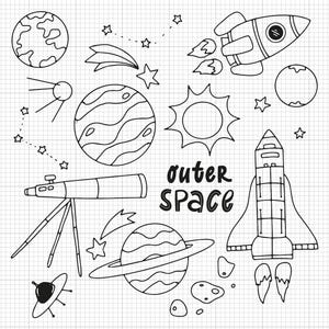 Outer Space Svg Png Pdf Ai Dxf File Download