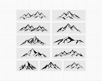 Scarica file Mountain Svg Png Pdf Ai Dxf