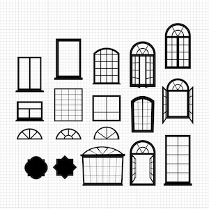 Window Graphics Free Svg Window Svg Png Pdf Ai Dxf File Download - Etsy