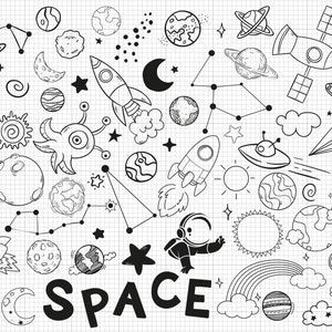 Space Svg Png Ai Pdf Dxf File Digital Download