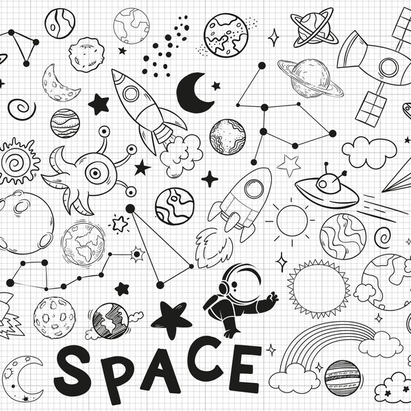 Space Svg - Etsy